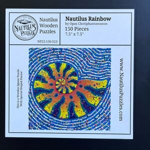 Nautilus wooden puzzle “Nautilus Rainbow”